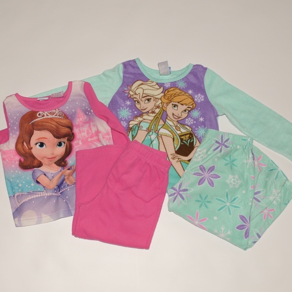 Disney Other - Frozen / Ella 3T & 4T PJ's 4126